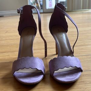 Aldo purple heeled sandals